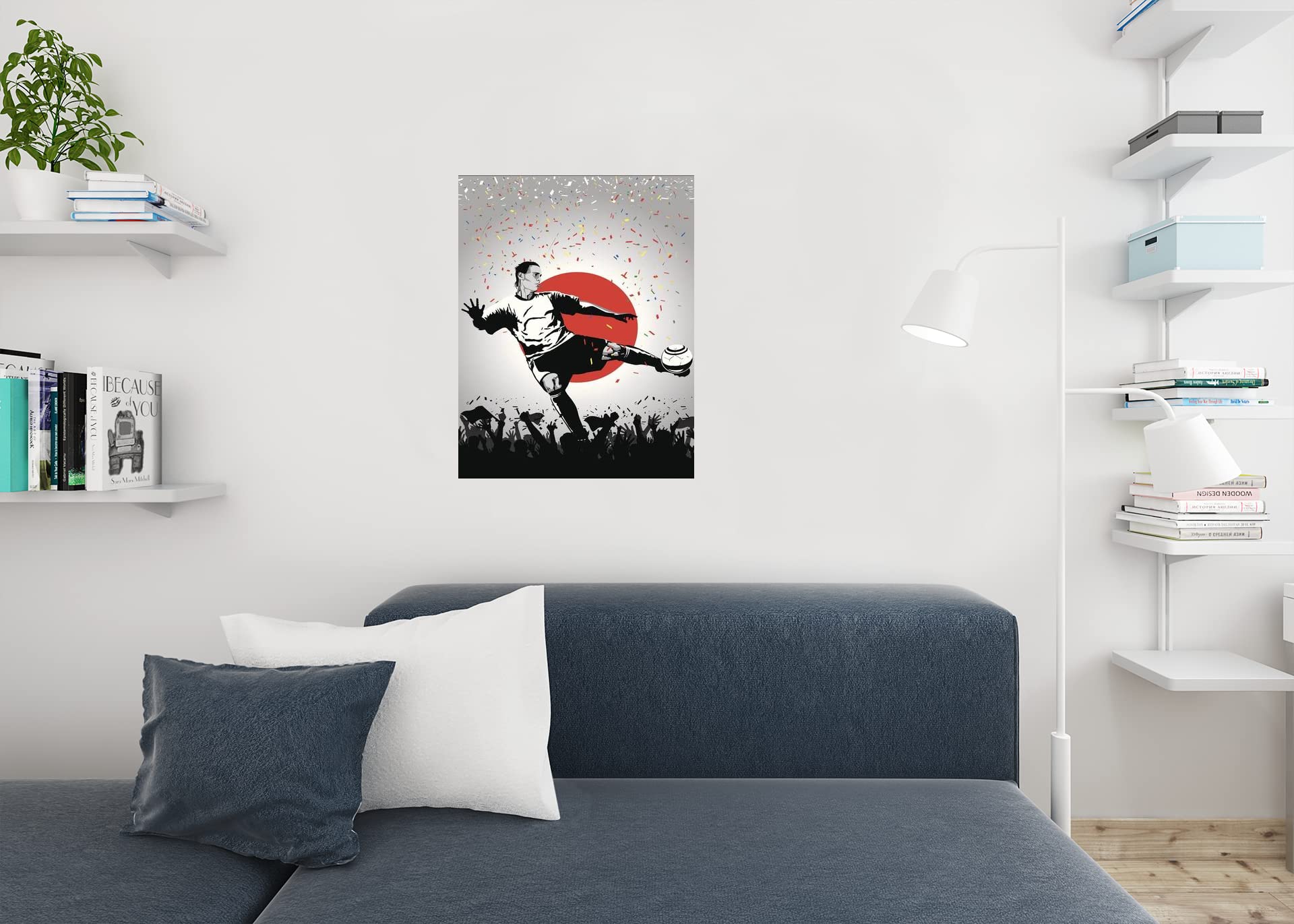 Amazon.com: Japan Soccer National Team Sports Cool Wall Art Print